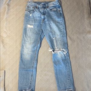 Levi Strauss light blue jeans